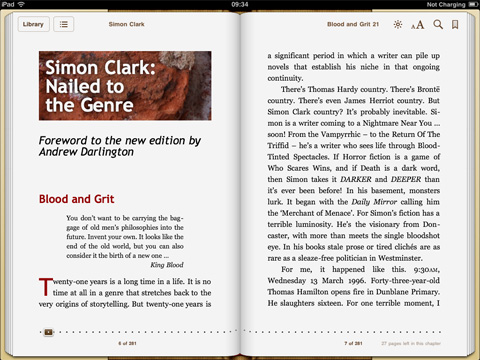 iBooks for iPad landscape