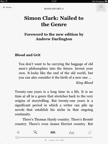 Kindle app for iPad portrait